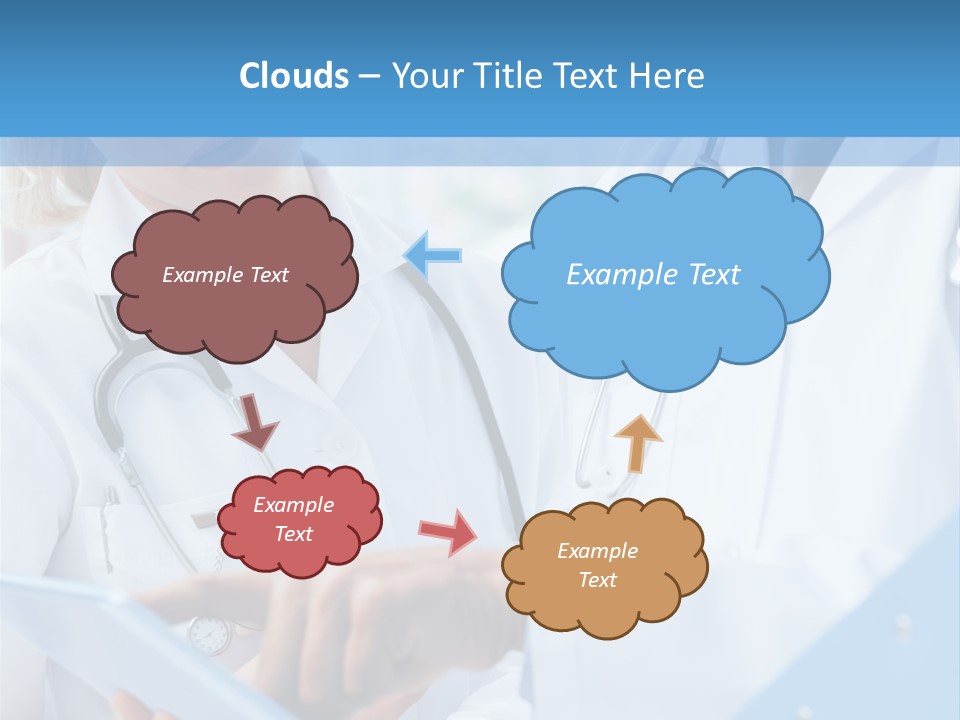 Tablet Female Male PowerPoint Template