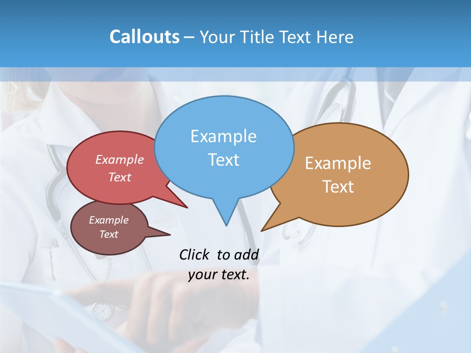 Tablet Female Male PowerPoint Template