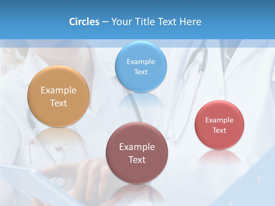 Tablet Female Male PowerPoint Template