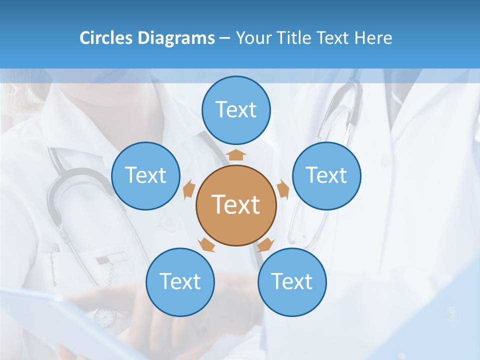 Tablet Female Male PowerPoint Template