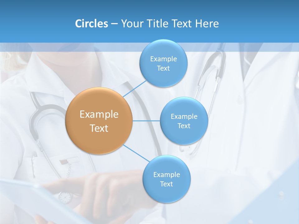 Tablet Female Male PowerPoint Template