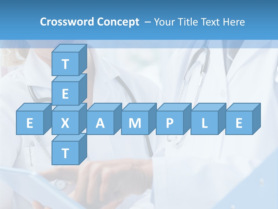 Tablet Female Male PowerPoint Template