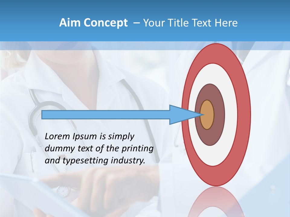 Tablet Female Male PowerPoint Template