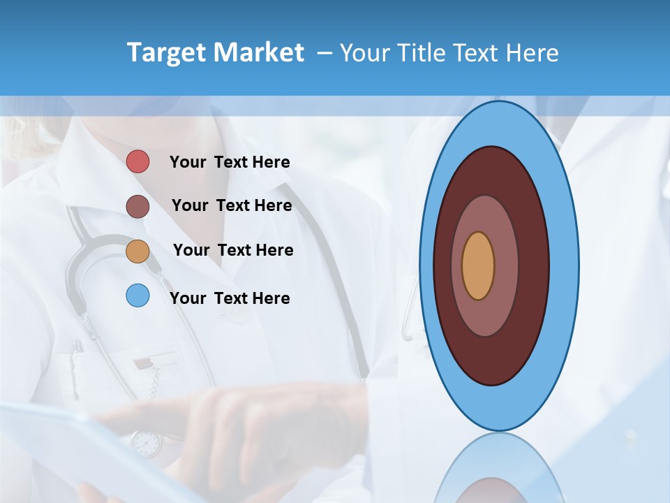 Tablet Female Male PowerPoint Template