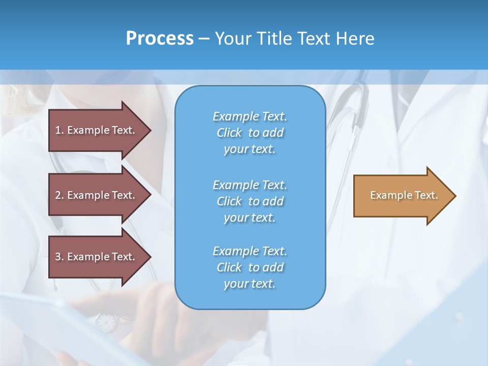 Tablet Female Male PowerPoint Template