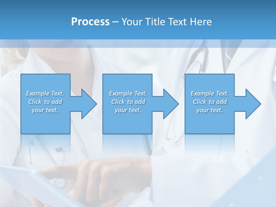 Tablet Female Male PowerPoint Template