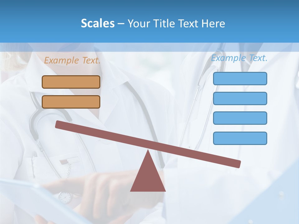 Tablet Female Male PowerPoint Template