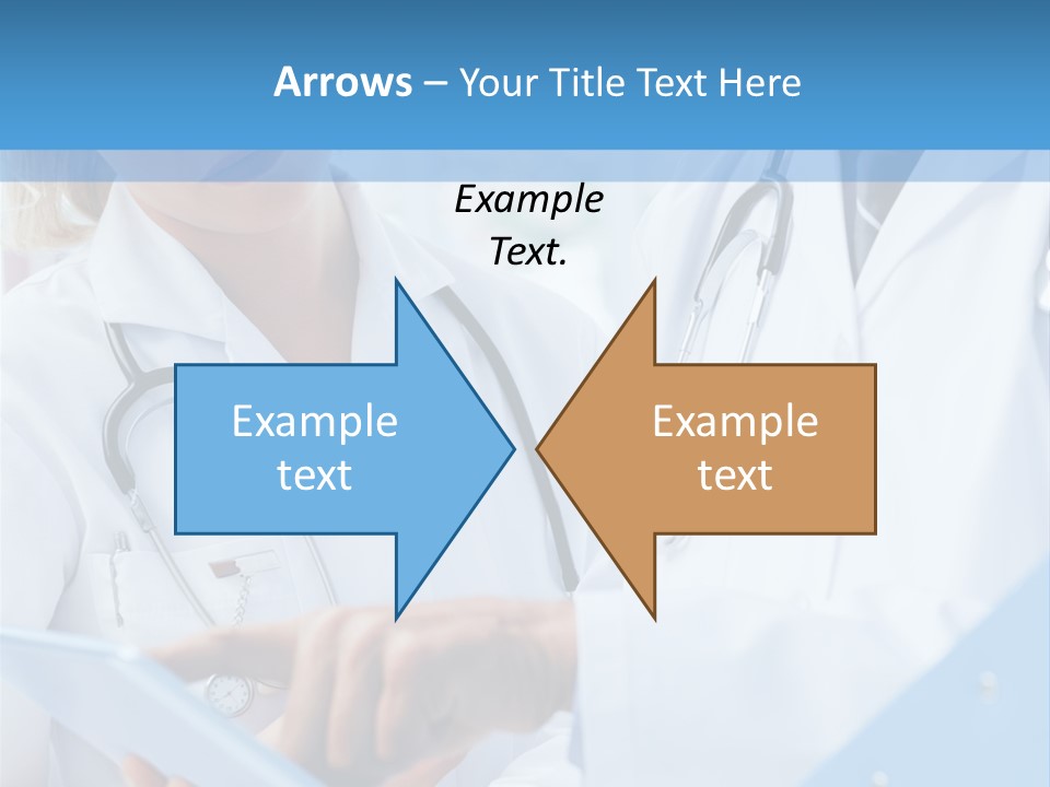 Tablet Female Male PowerPoint Template