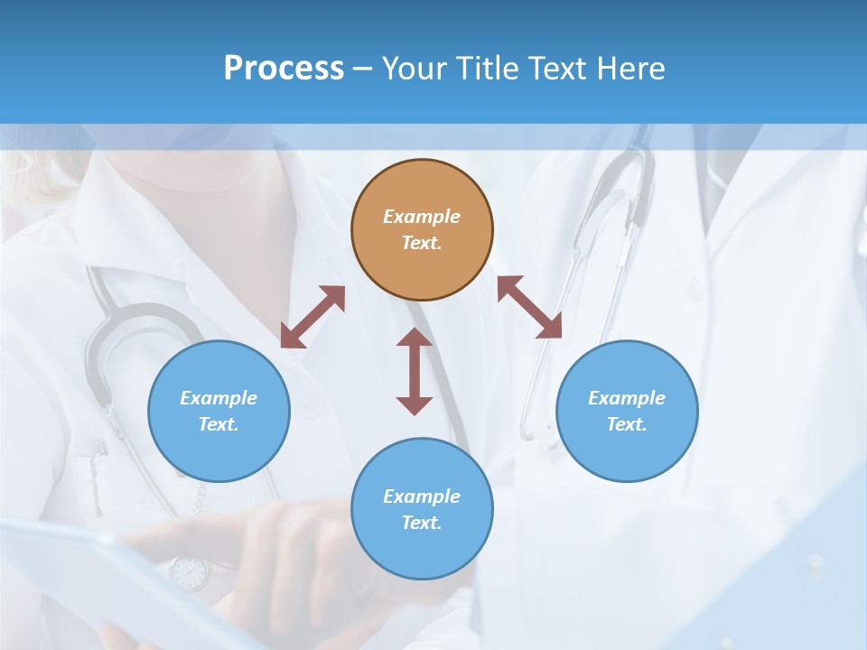 Tablet Female Male PowerPoint Template