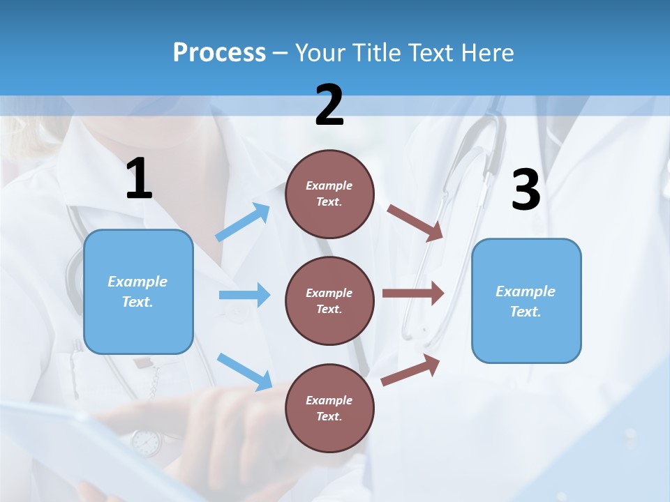 Tablet Female Male PowerPoint Template