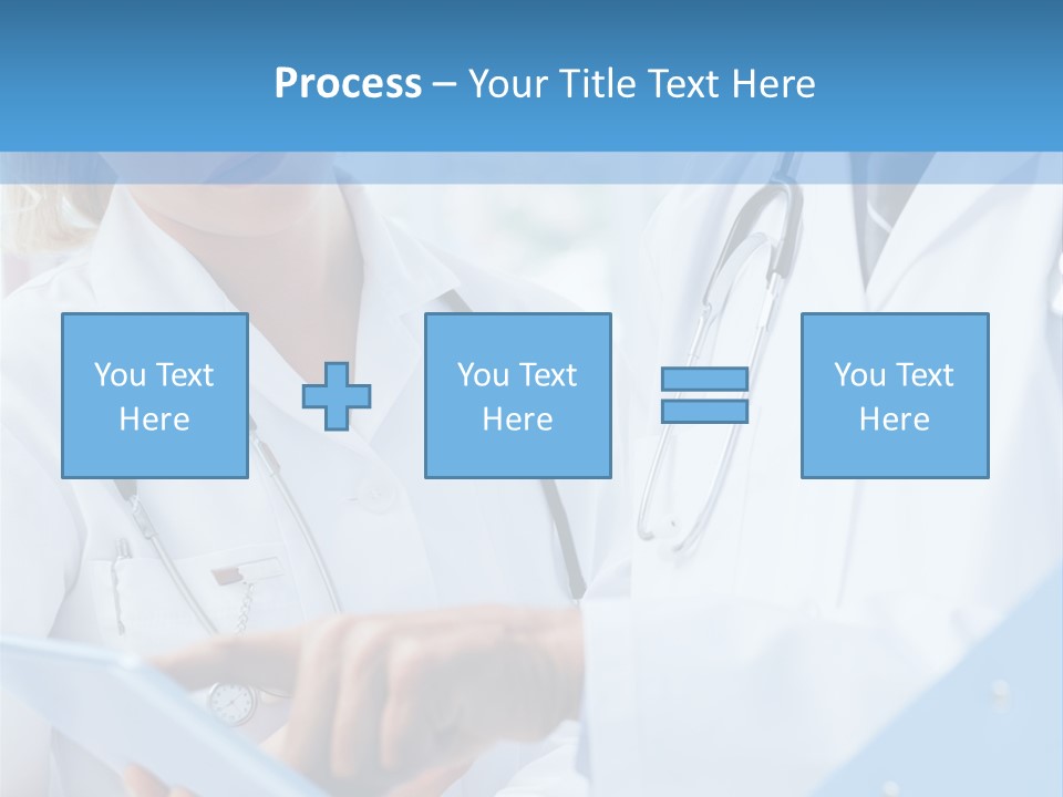Tablet Female Male PowerPoint Template