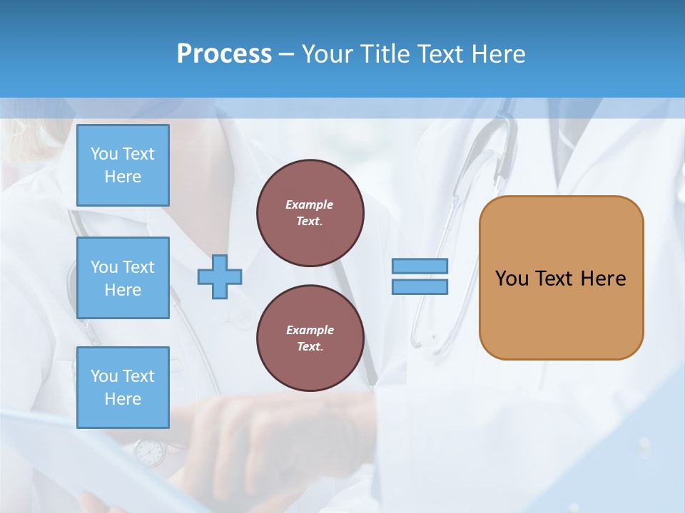 Tablet Female Male PowerPoint Template