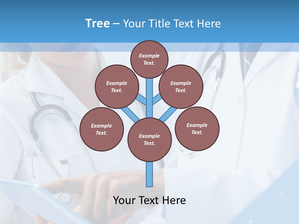 Tablet Female Male PowerPoint Template