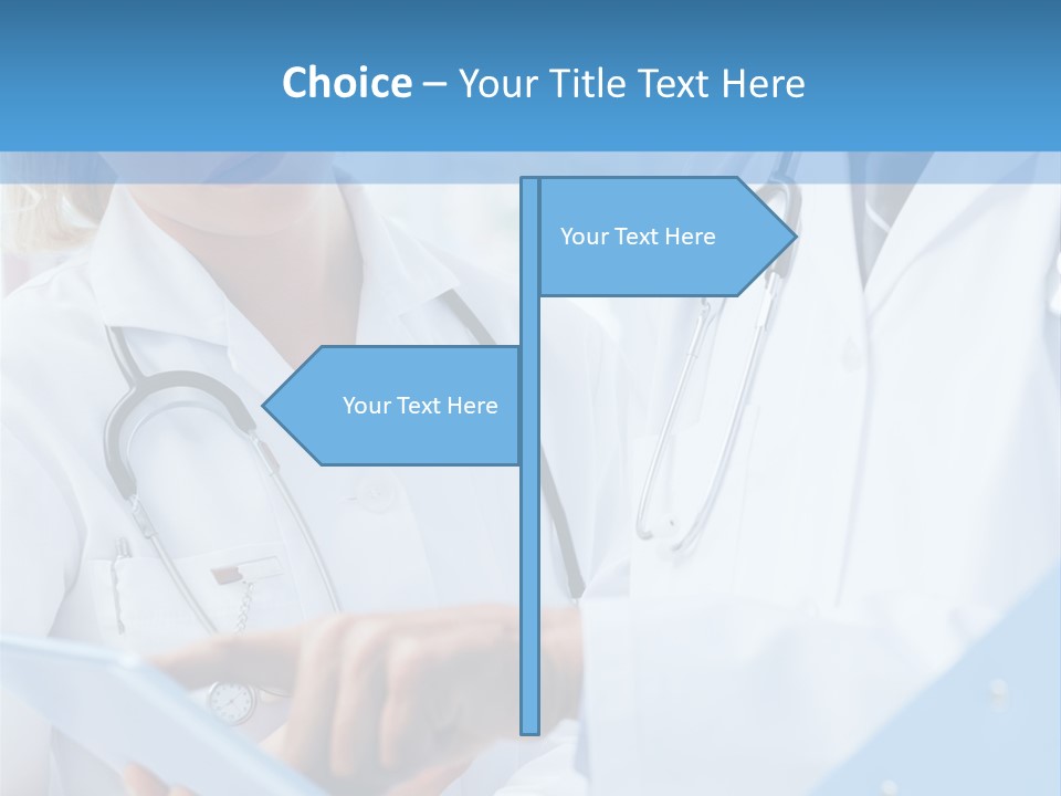 Tablet Female Male PowerPoint Template