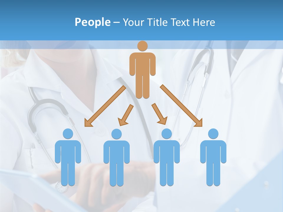 Tablet Female Male PowerPoint Template