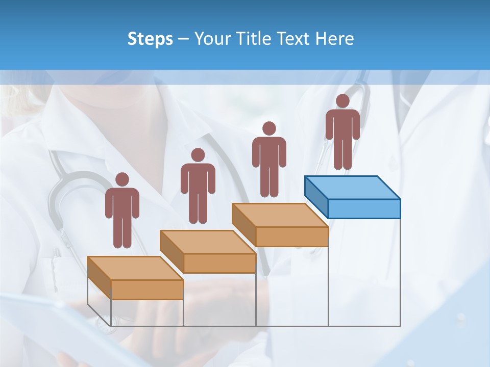 Tablet Female Male PowerPoint Template