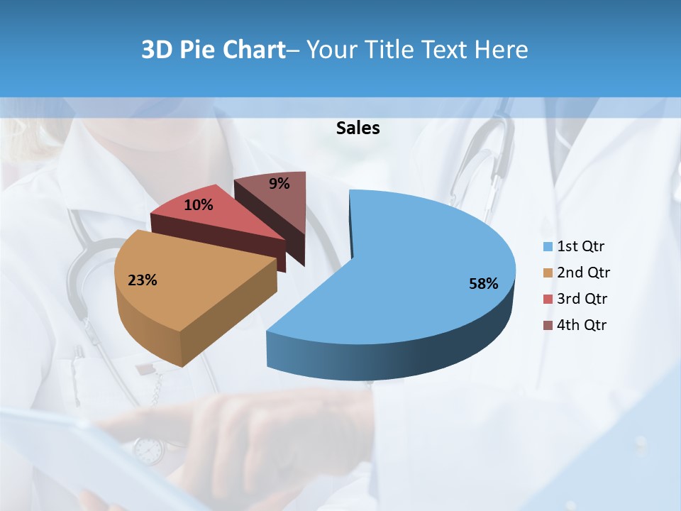 Tablet Female Male PowerPoint Template