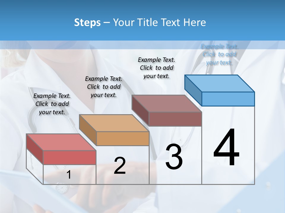 Tablet Female Male PowerPoint Template