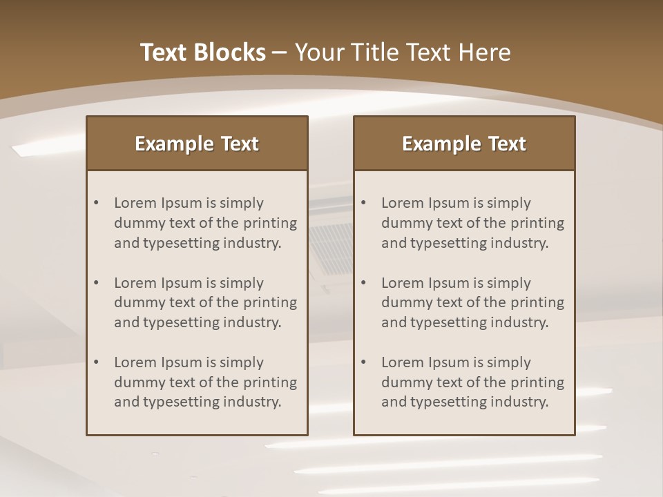Office Management Empty PowerPoint Template