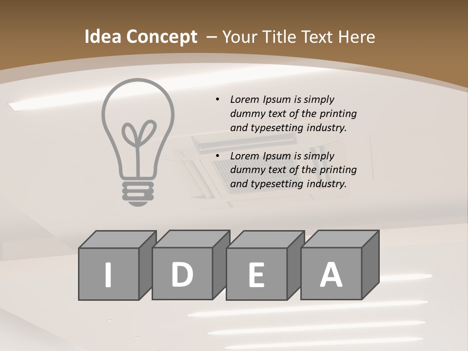 Office Management Empty PowerPoint Template