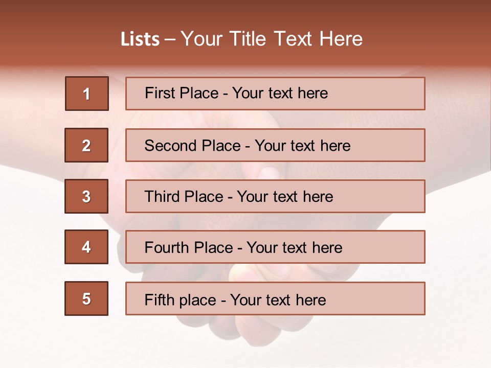 Unity Human Isolated PowerPoint Template