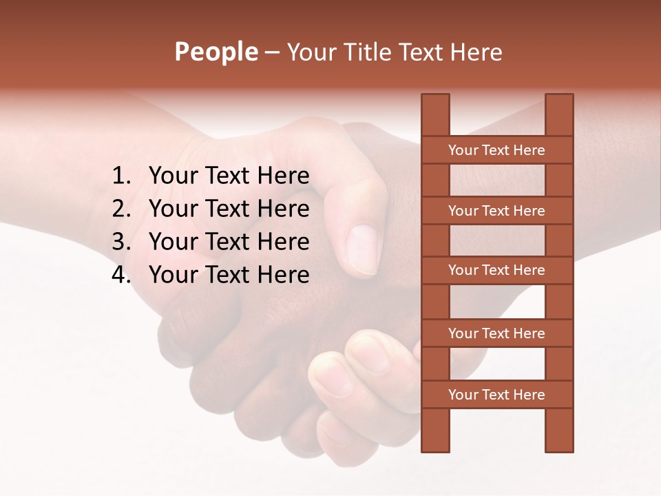 Unity Human Isolated PowerPoint Template