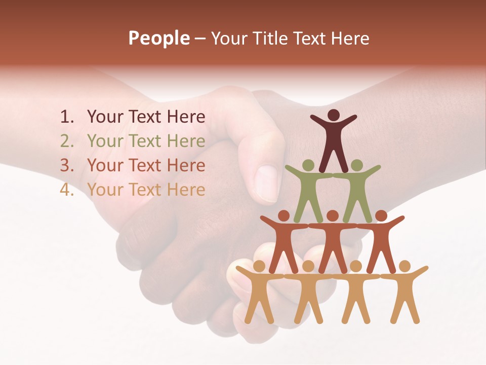 Unity Human Isolated PowerPoint Template