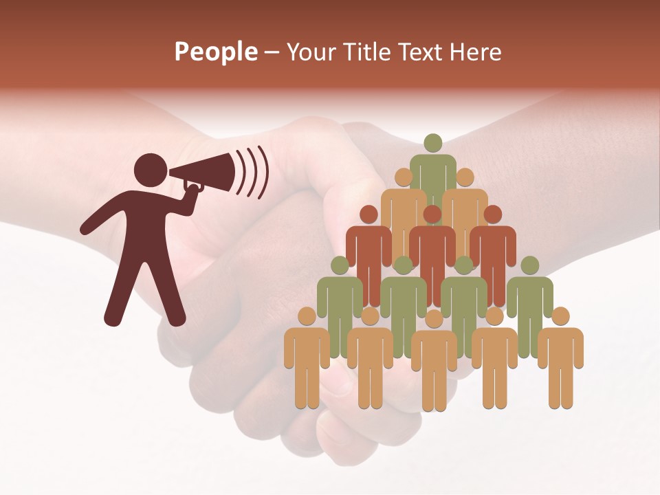 Unity Human Isolated PowerPoint Template