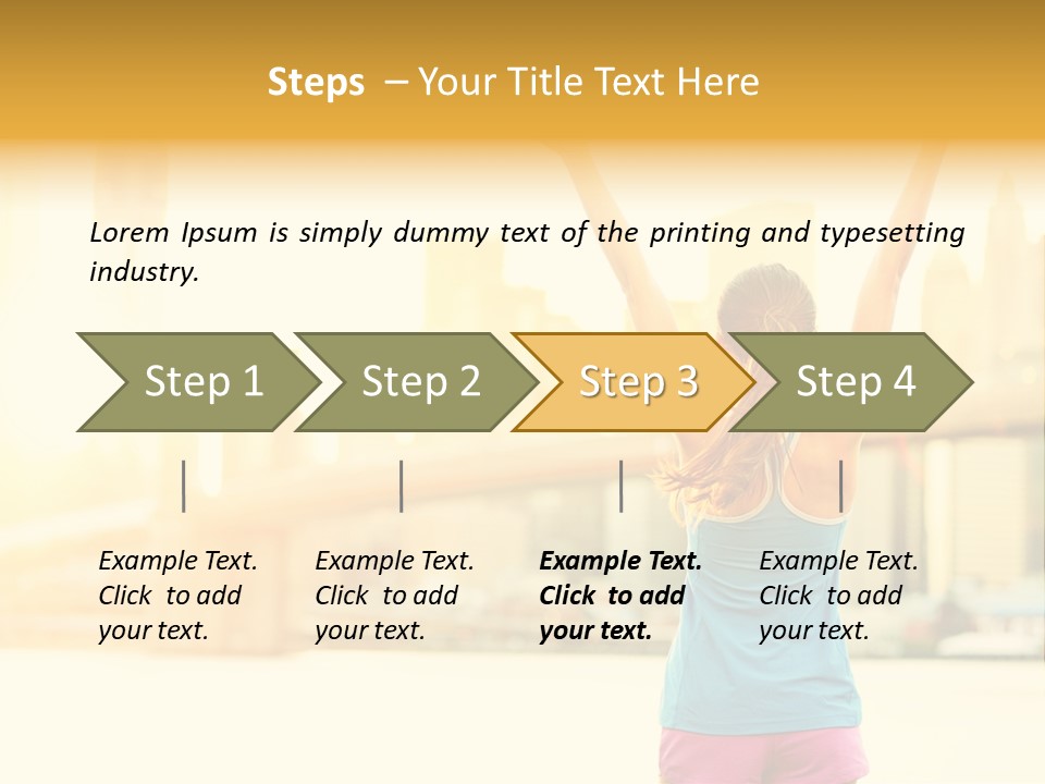 Healthy Sport Success PowerPoint Template