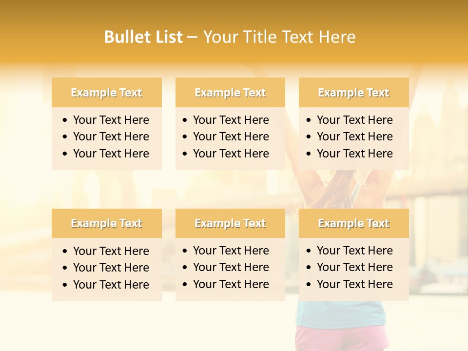 Healthy Sport Success PowerPoint Template