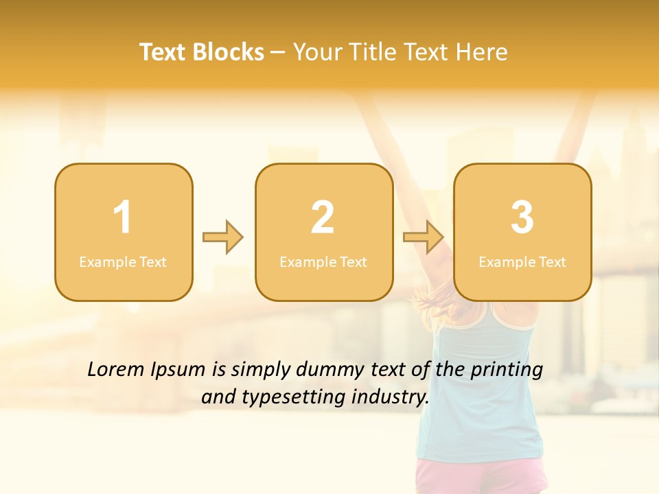 Healthy Sport Success PowerPoint Template