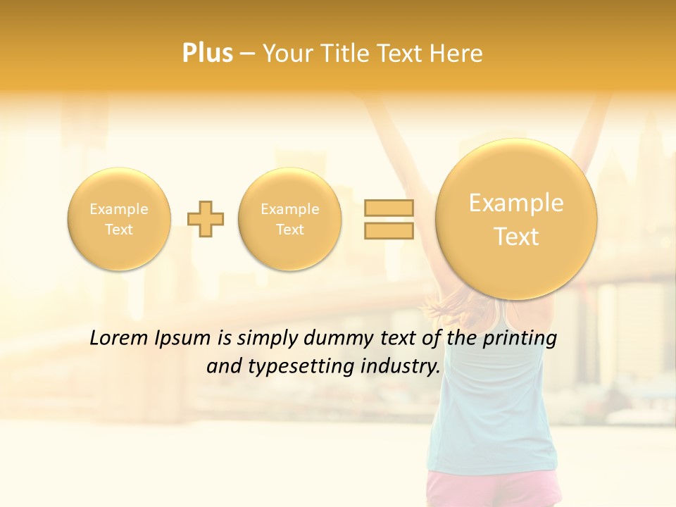 Healthy Sport Success PowerPoint Template