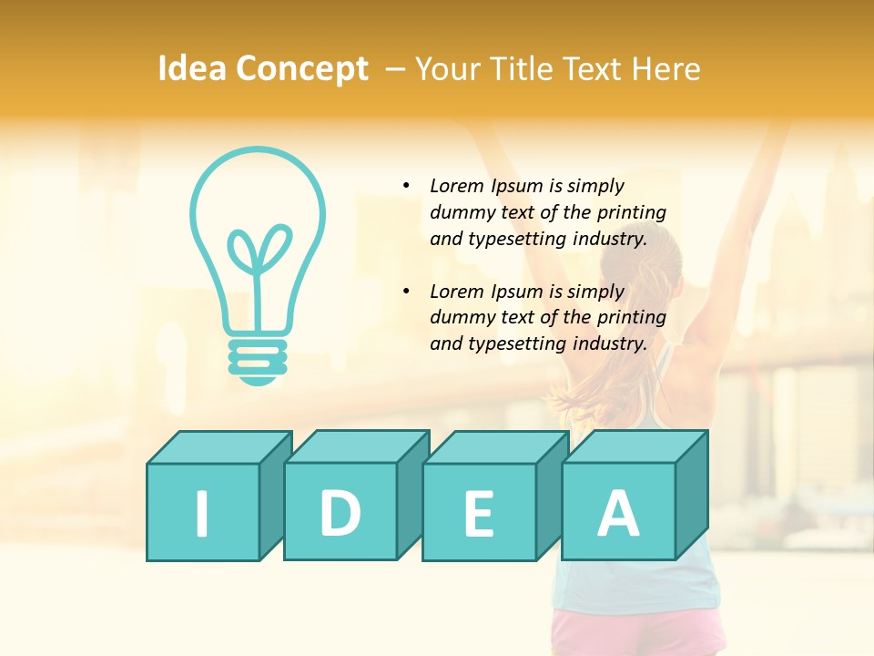 Healthy Sport Success PowerPoint Template