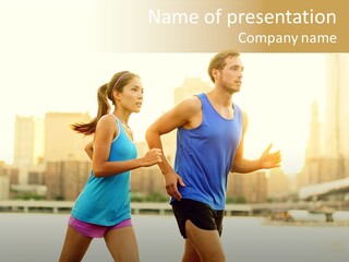 Two Fitness Fit PowerPoint Template