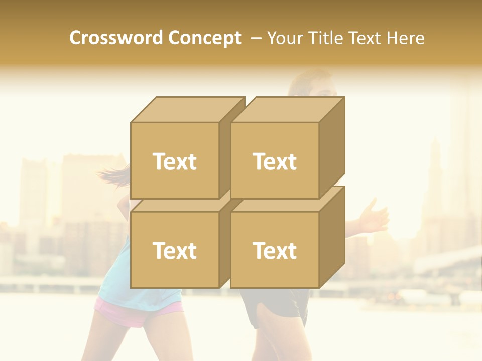 Two Fitness Fit PowerPoint Template