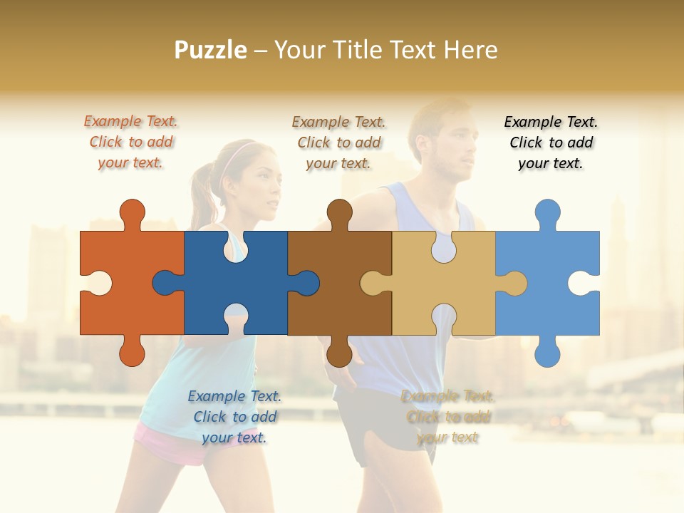 Two Fitness Fit PowerPoint Template