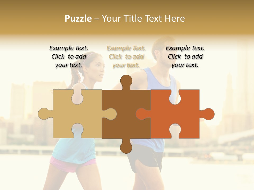 Two Fitness Fit PowerPoint Template