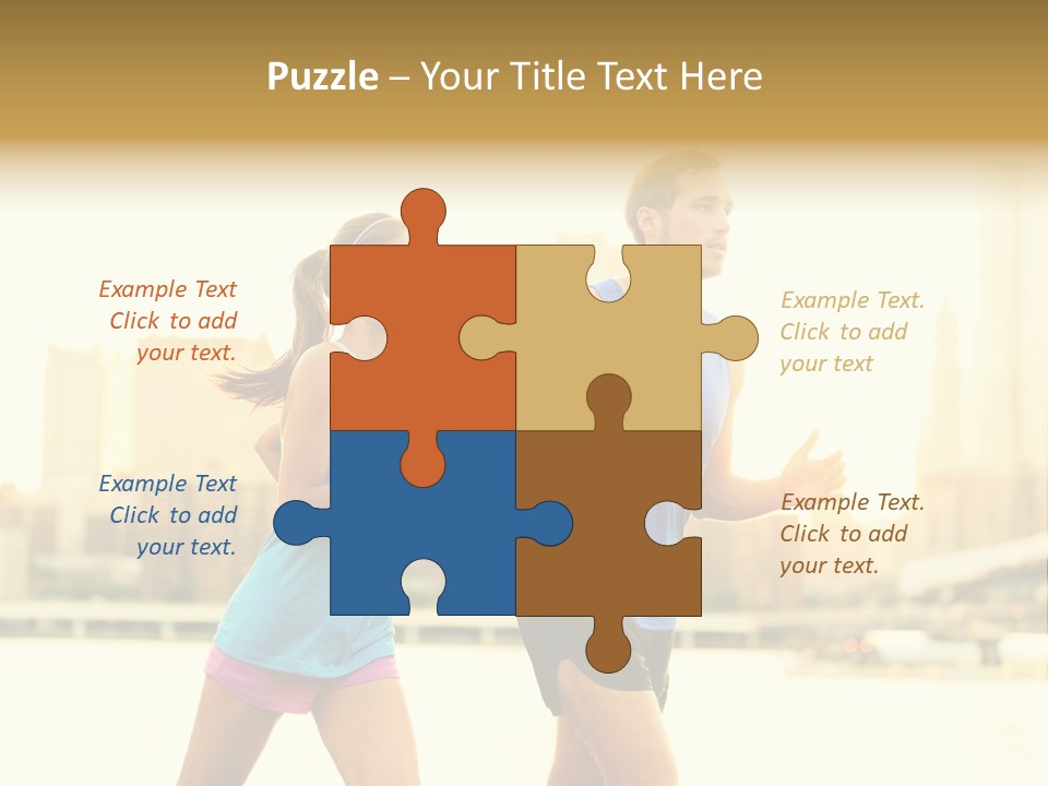 Two Fitness Fit PowerPoint Template