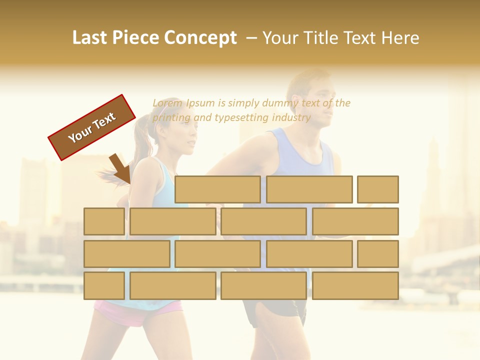 Two Fitness Fit PowerPoint Template