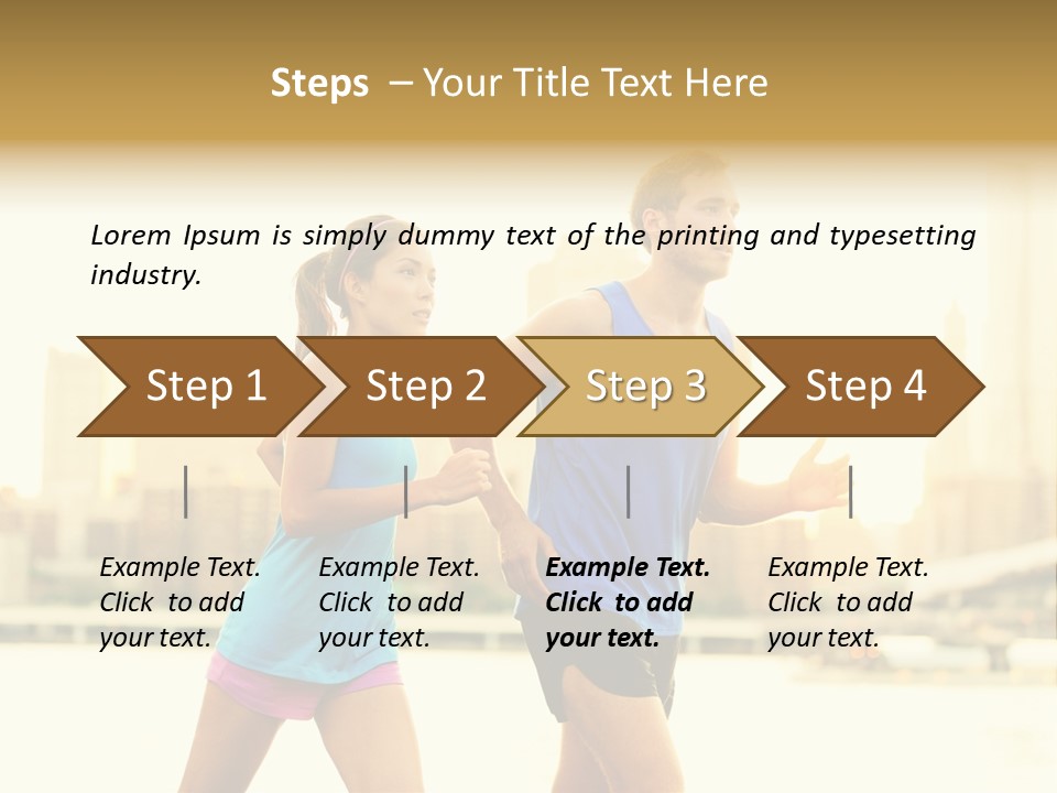 Two Fitness Fit PowerPoint Template