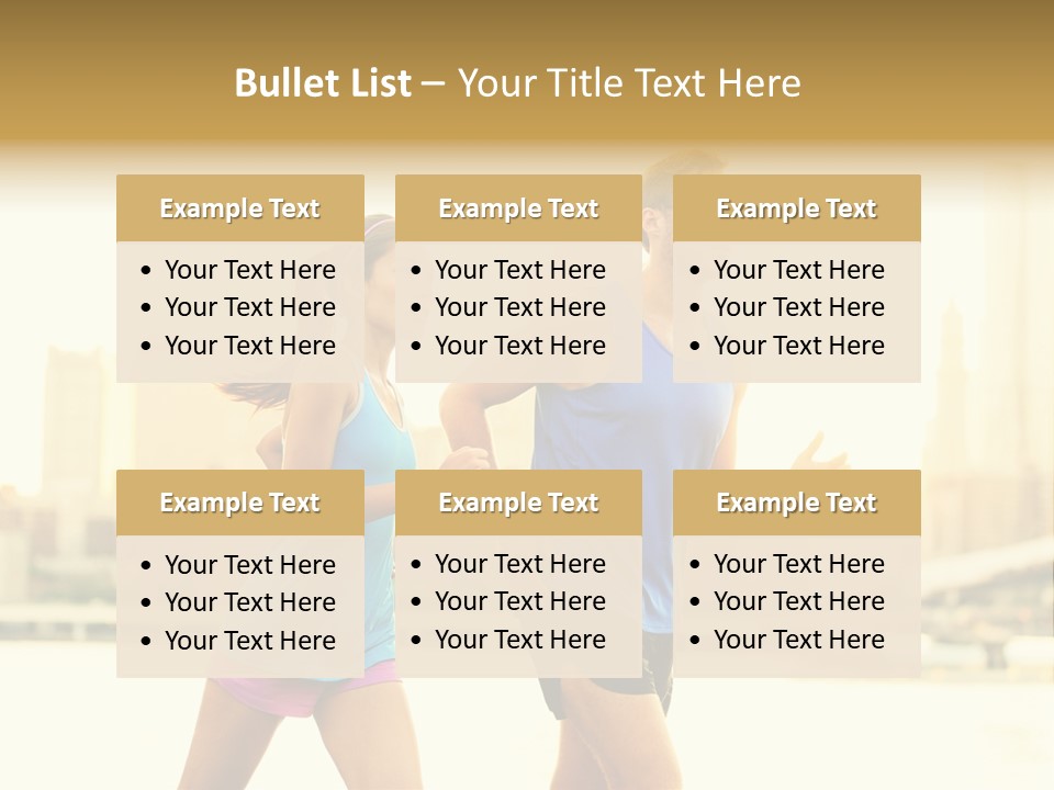 Two Fitness Fit PowerPoint Template