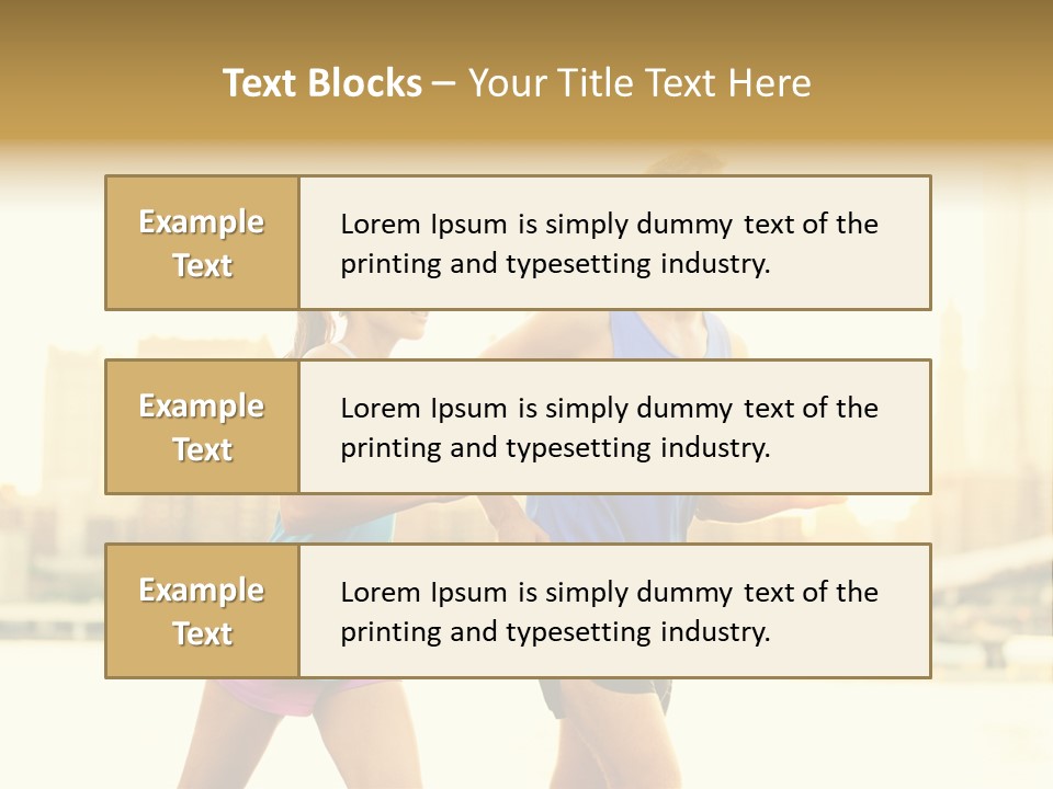 Two Fitness Fit PowerPoint Template