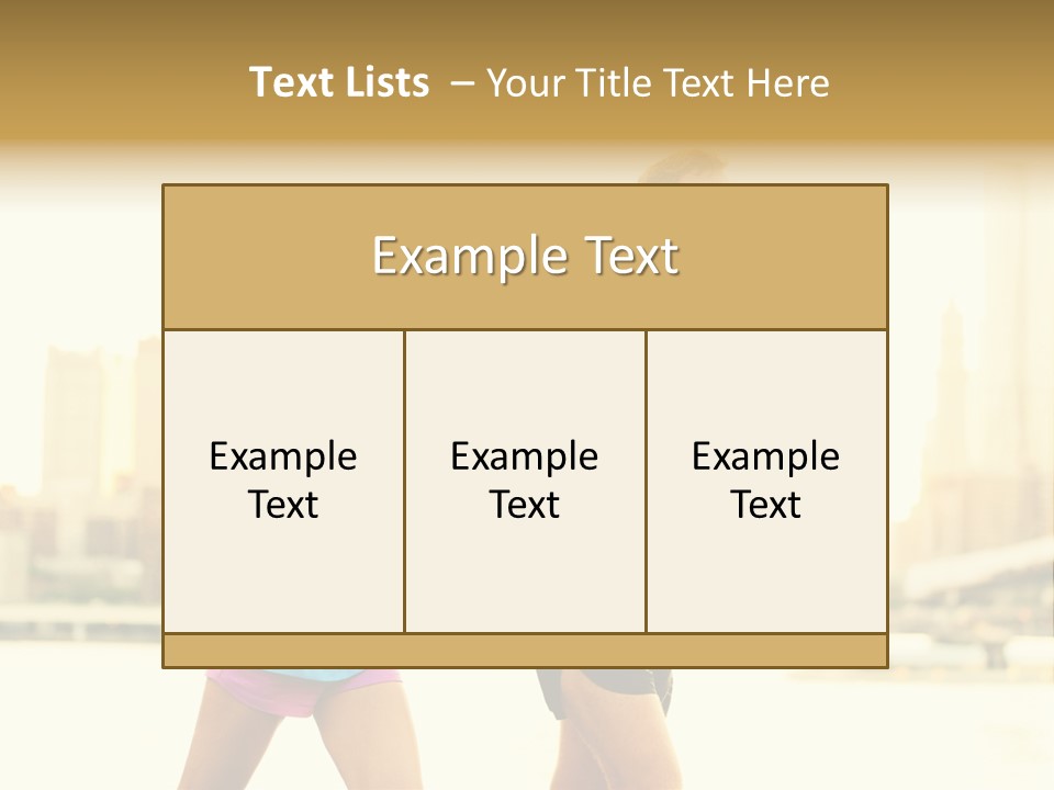 Two Fitness Fit PowerPoint Template
