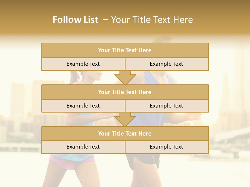 Two Fitness Fit PowerPoint Template