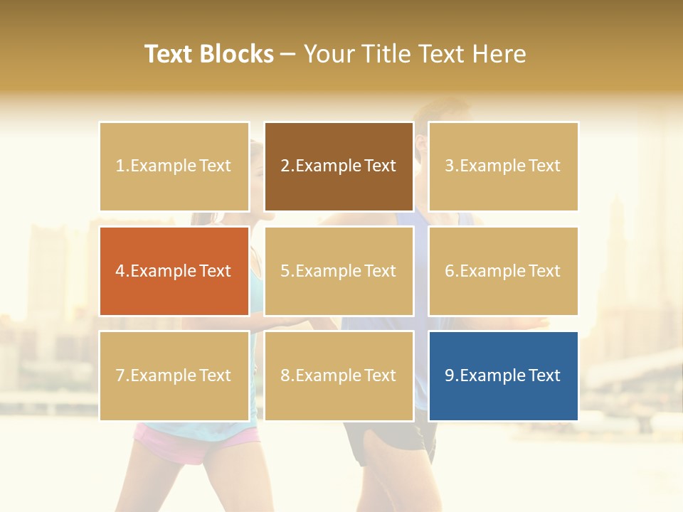 Two Fitness Fit PowerPoint Template