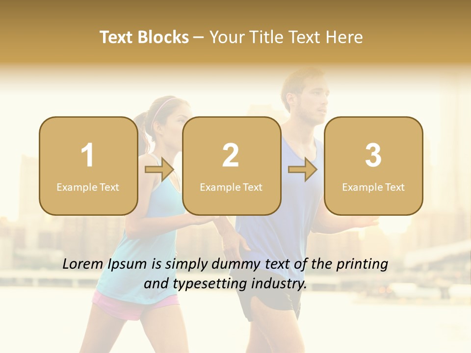 Two Fitness Fit PowerPoint Template
