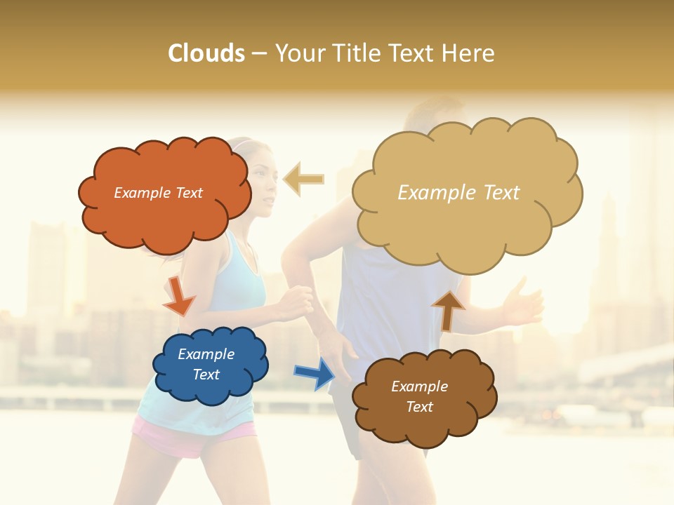 Two Fitness Fit PowerPoint Template