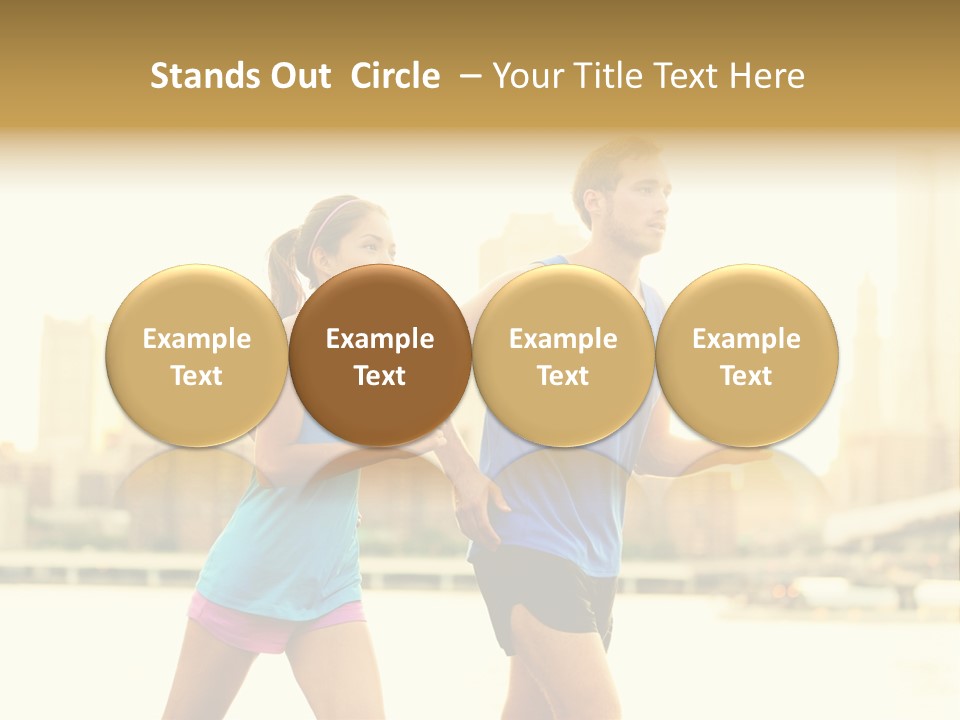 Two Fitness Fit PowerPoint Template