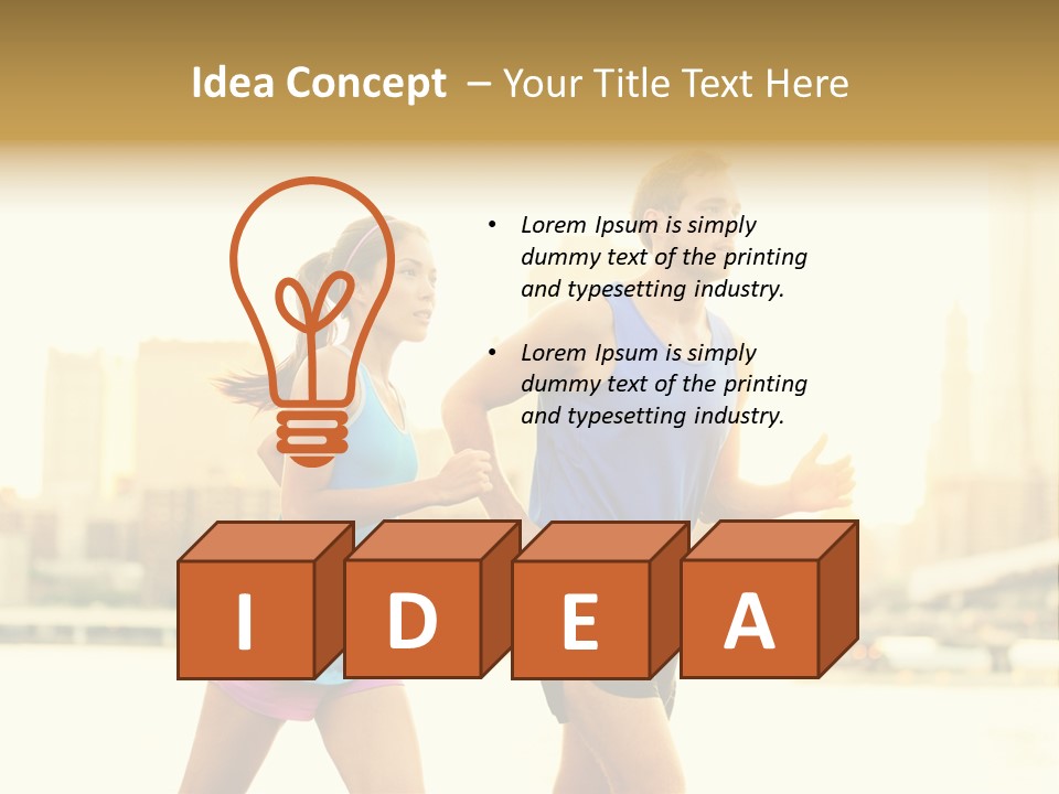 Two Fitness Fit PowerPoint Template