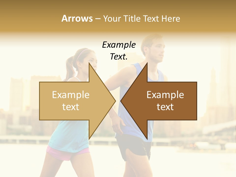 Two Fitness Fit PowerPoint Template